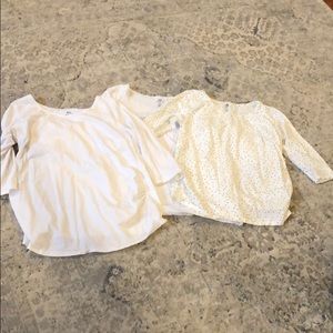 H&M maternity 3/4 length sleeve tees